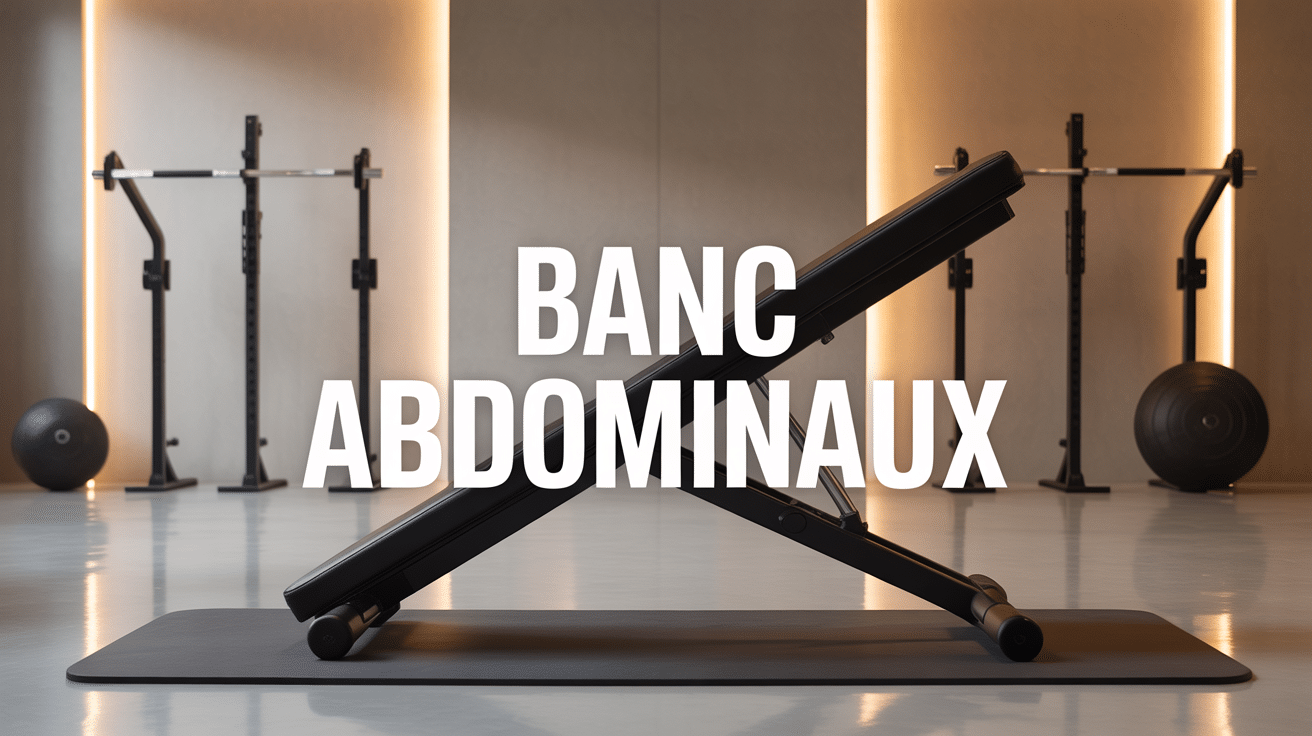 Banc abdominaux moderne inclinable avec haltères