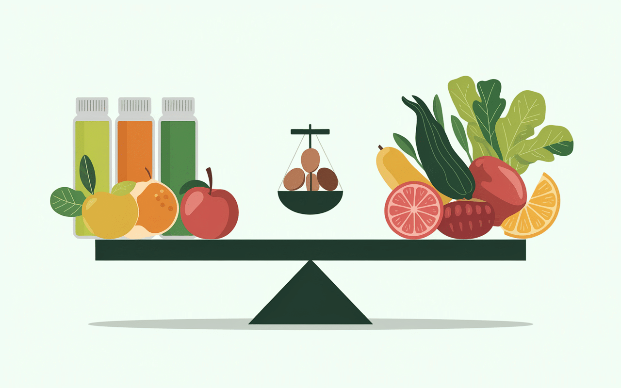 Usage responsable barres substituts de repas et aliments frais