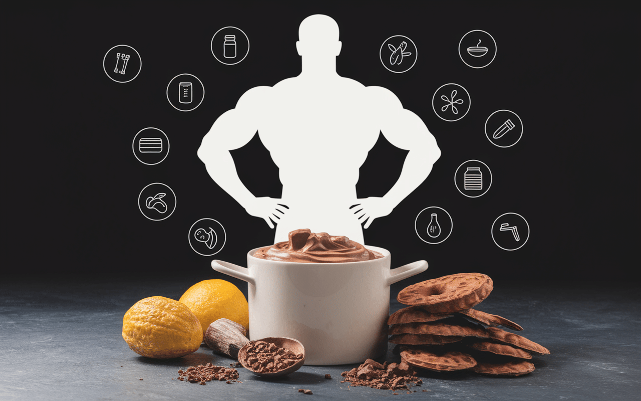 athlete musclé beurre de cacahuete musculation proteines