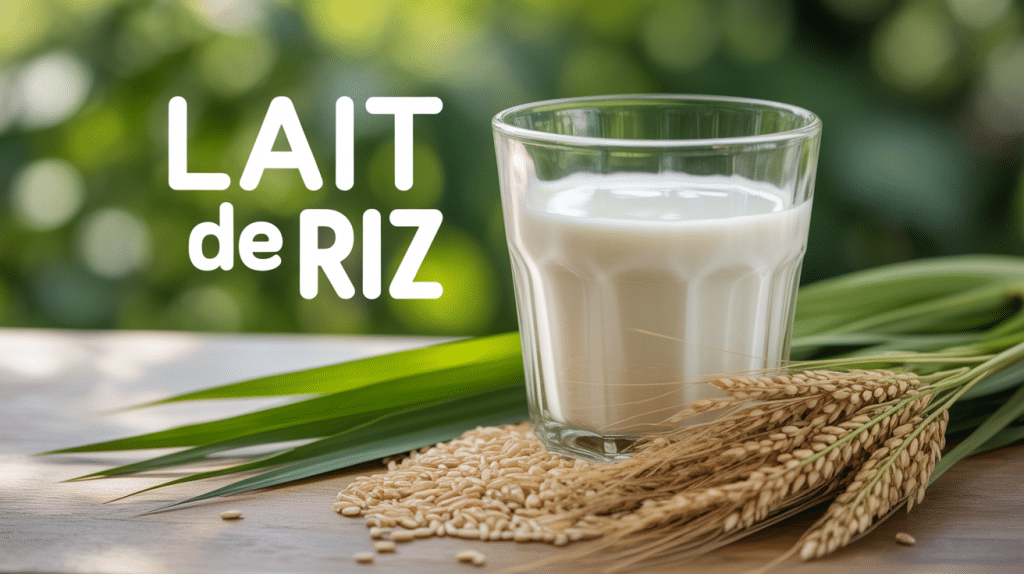 verre lait de riz bienfaits du lait de riz grains