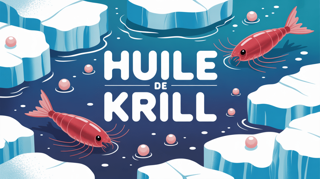 Bienfaits huile de krill crustacés et gélules en eaux polaires