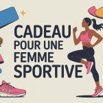 illustration cadeau pour une femme sportive accessoires de sport