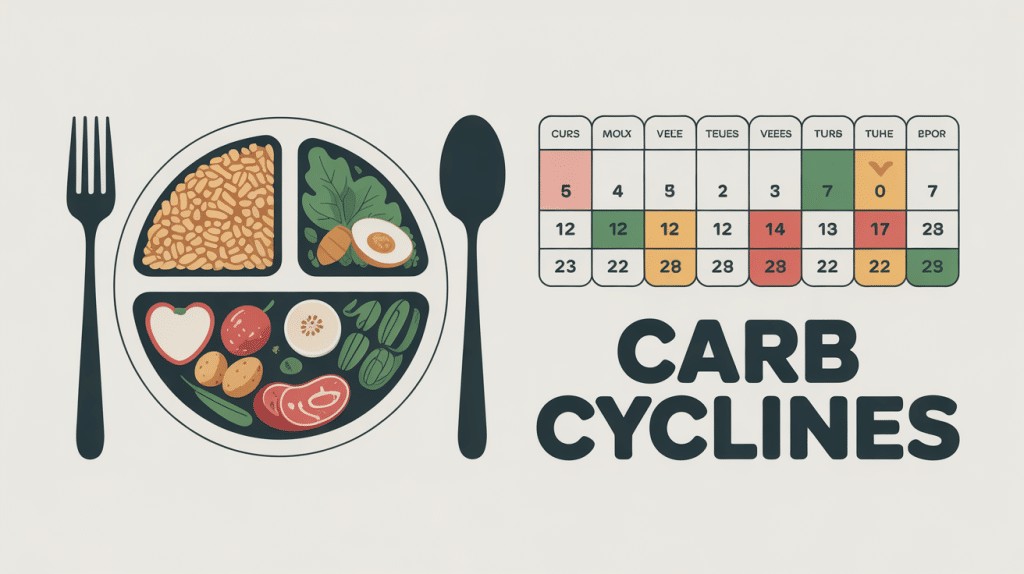 carb cycling c est quoi illustration assiette calendrier