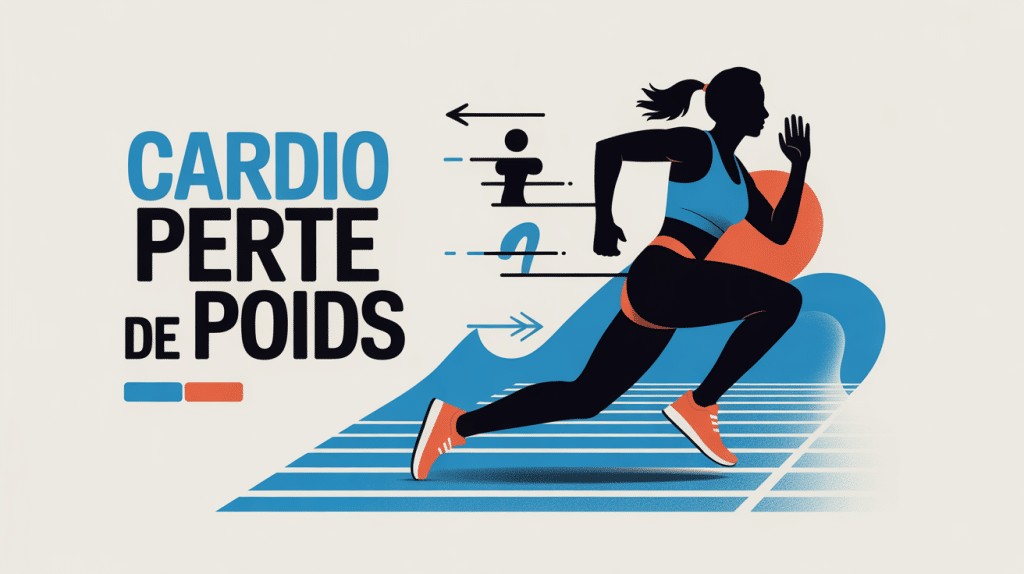 Cardio perte de poids tapis de course et graphiques