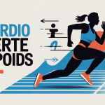 Cardio perte de poids tapis de course et graphiques