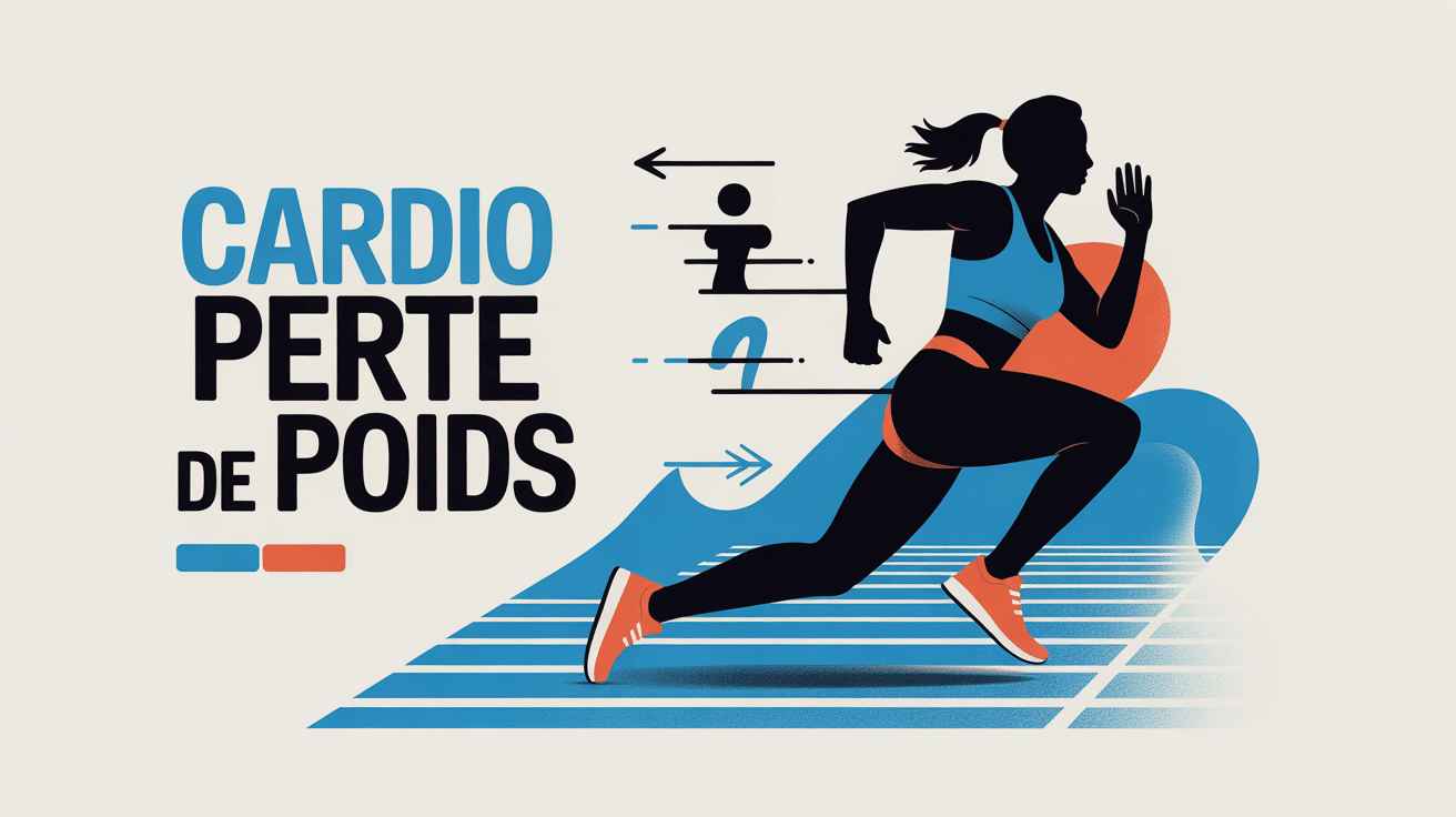 Cardio perte de poids tapis de course et graphiques