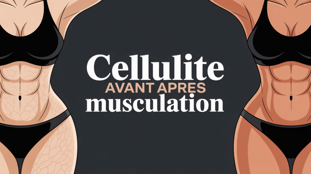 illustration cellulite avant apres musculation silhouette femme