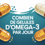 illustration combien de gelule omega-3 par jour artistique