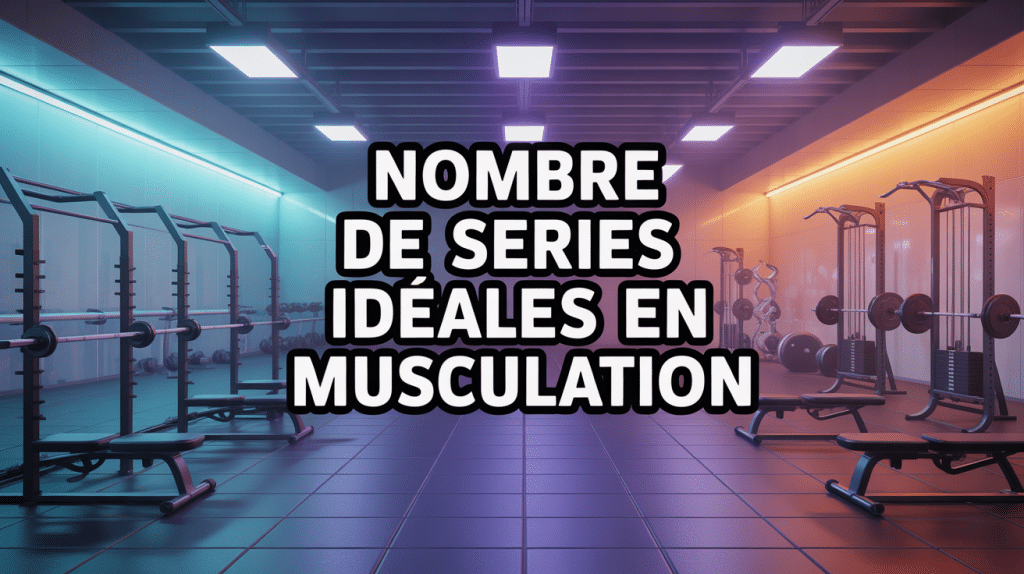 Combien de serie par groupe musculaire salle de sport moderne
