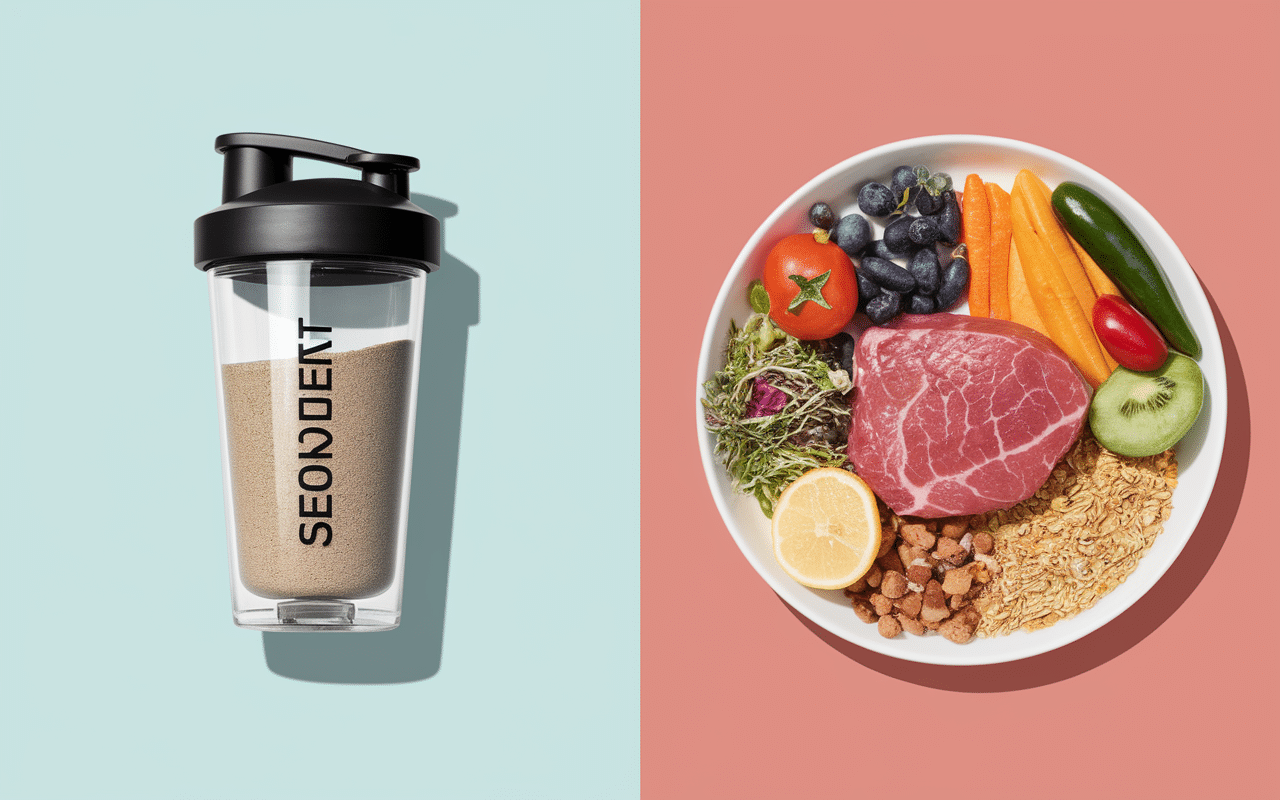 combien de shaker de whey par jour shaker et assiette aliments naturels