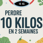 Comment perdre 10 kilos en 2 semaines balance moderne légumes fruits eau