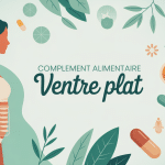 complement alimentaire ventre plat silhouette femme et nature