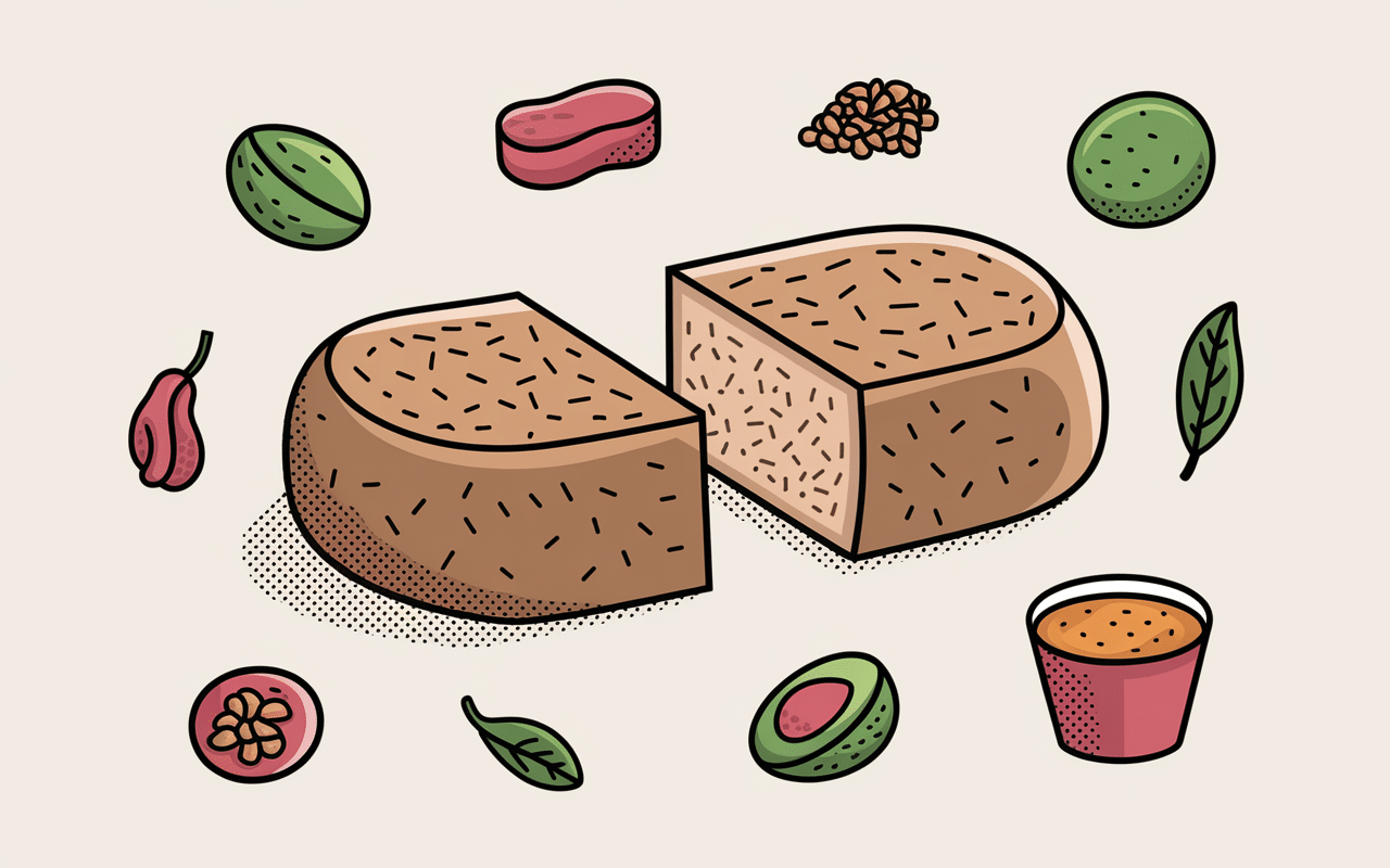 composition barre proteinee pour maigrir en infographie
