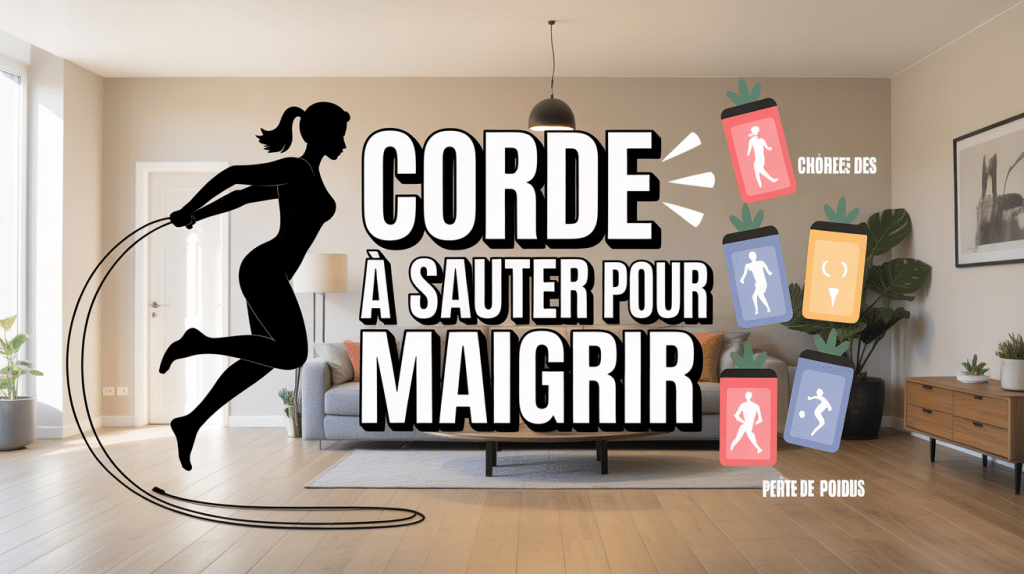 corde a sauter perdre du poids femme calories salon