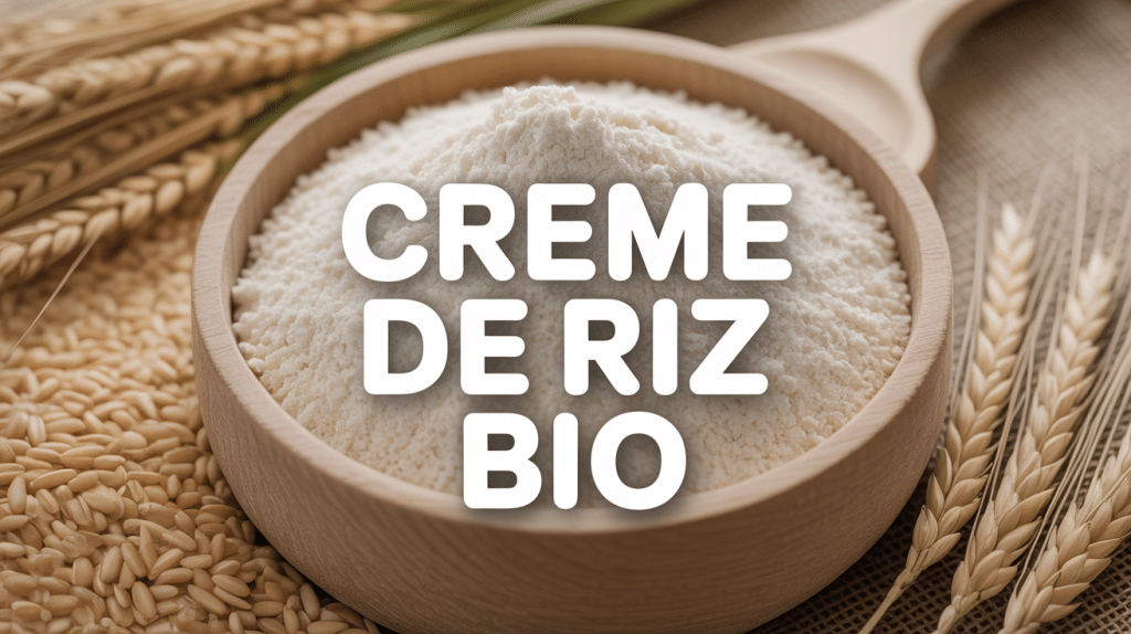 creme de riz bio bol poudre fine et grains riz