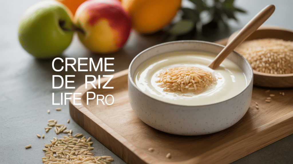 bol creme de riz life pro avec fruits frais