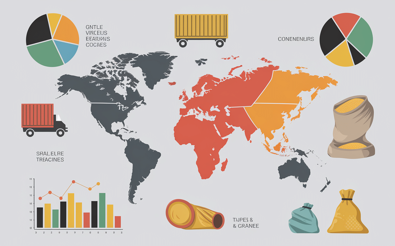 D où viennent les graines de chia exportation infographie