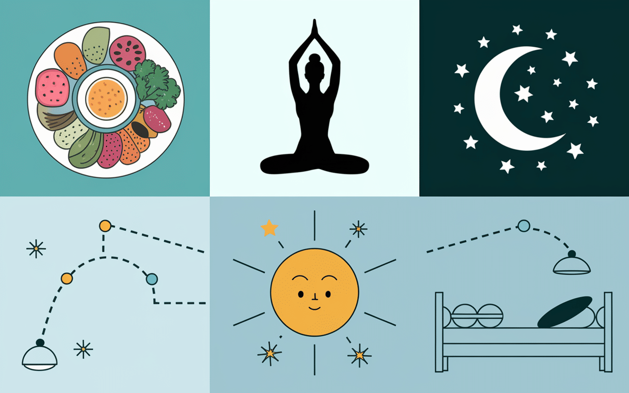 Detox cortisol perte de poids alimentation yoga sommeil