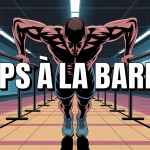 Illustration dips barre muscles haut du corps