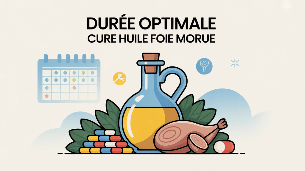 duree cure huile de foie de morue calendrier capsules