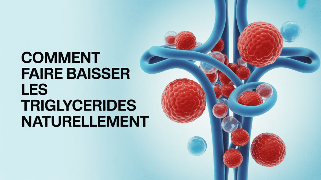 Illustration artère globules rouges faire baisser la triglycerides