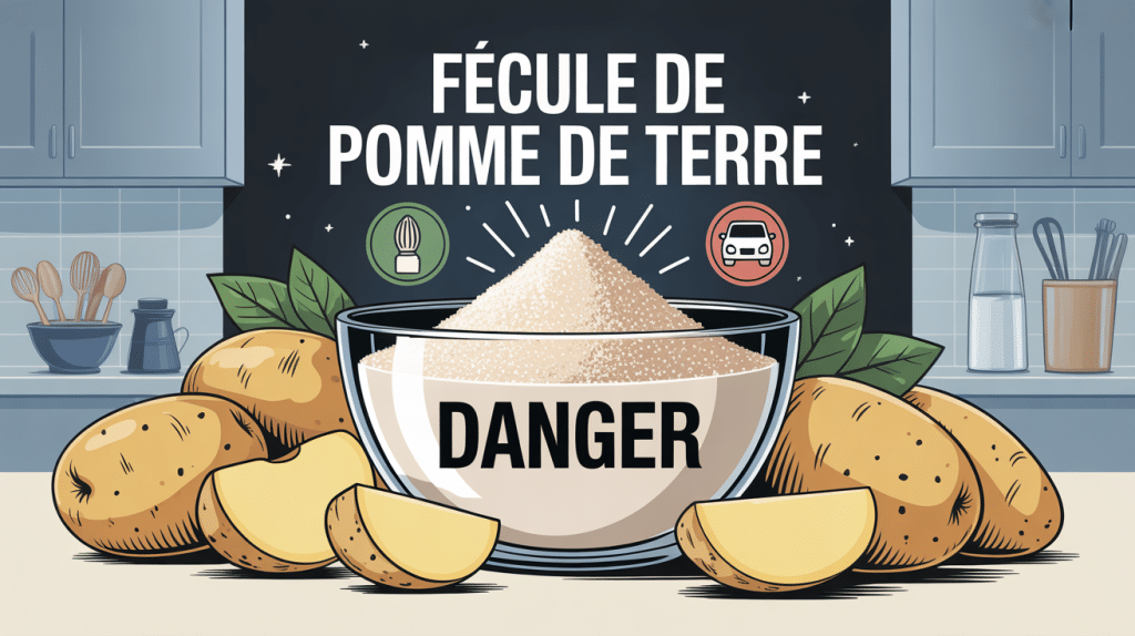 Fecule de pomme de terre danger bol poudre bouclier