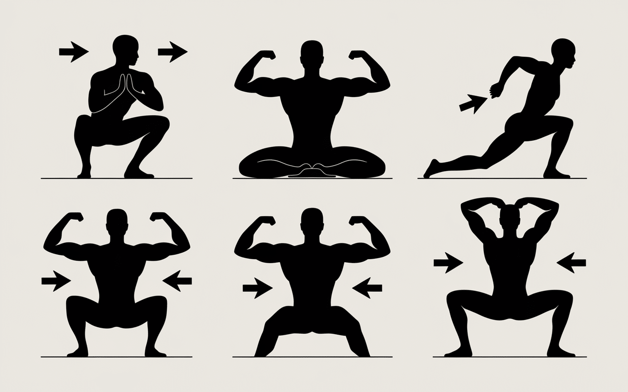 guide des mouvements de musculation exercices de base infographie