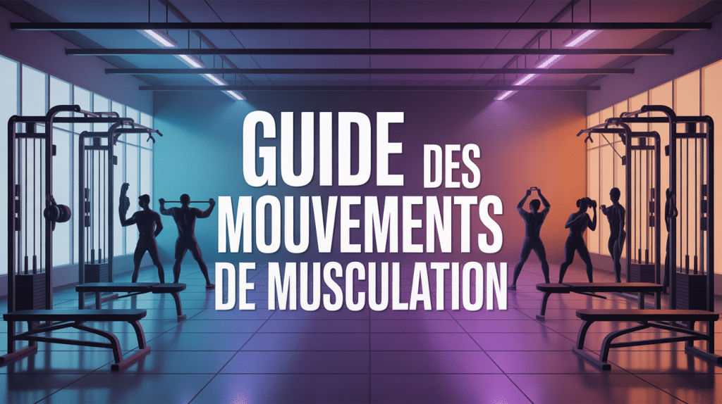 guide des mouvements de musculation illustration salle de sport
