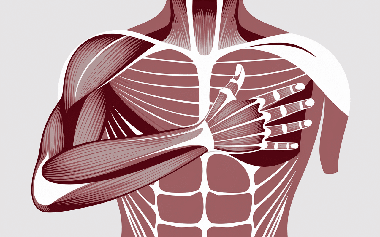 Illustration hand grip muscles sollicités