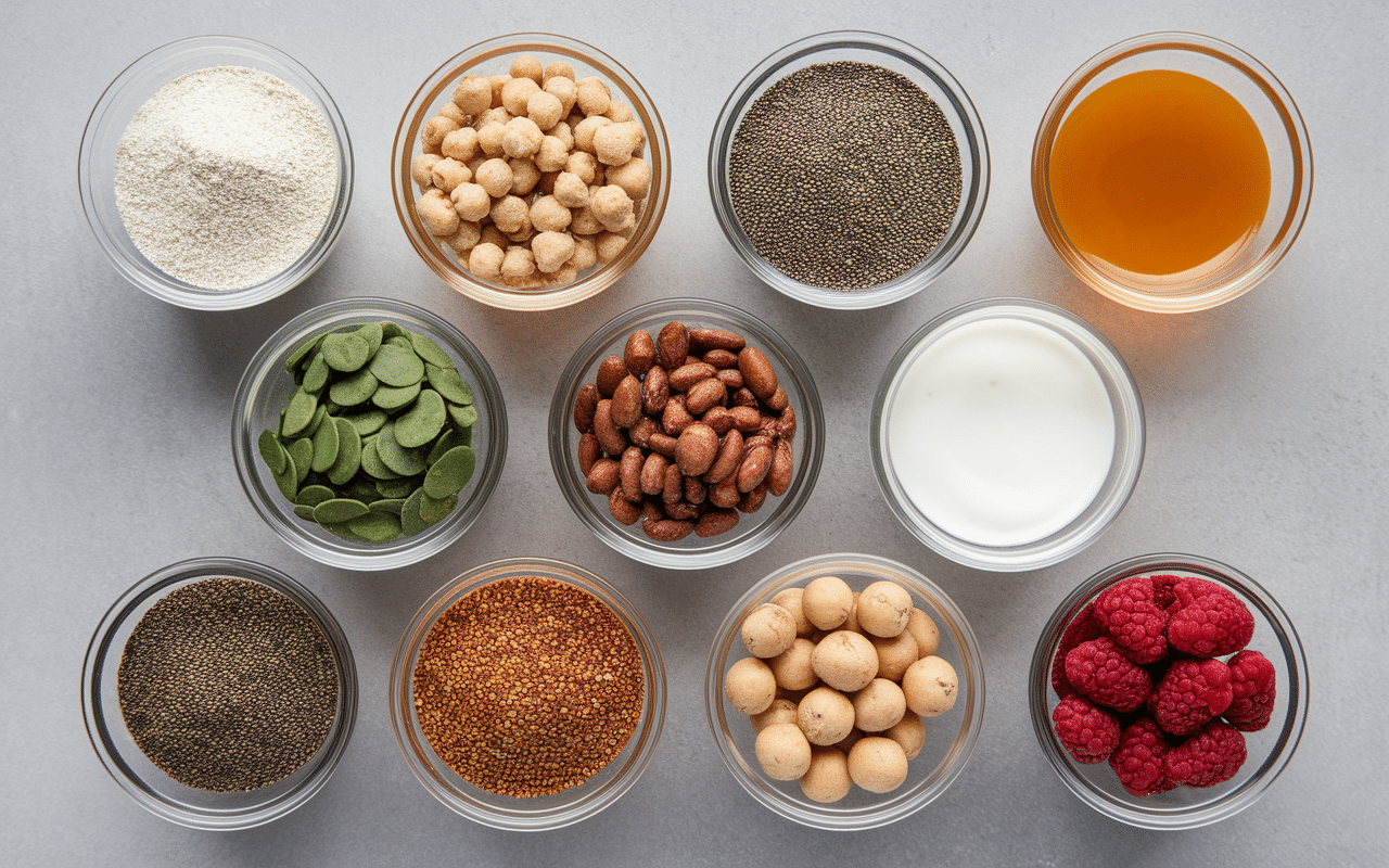 Ingredients barre proteinee maison perte de poids bol