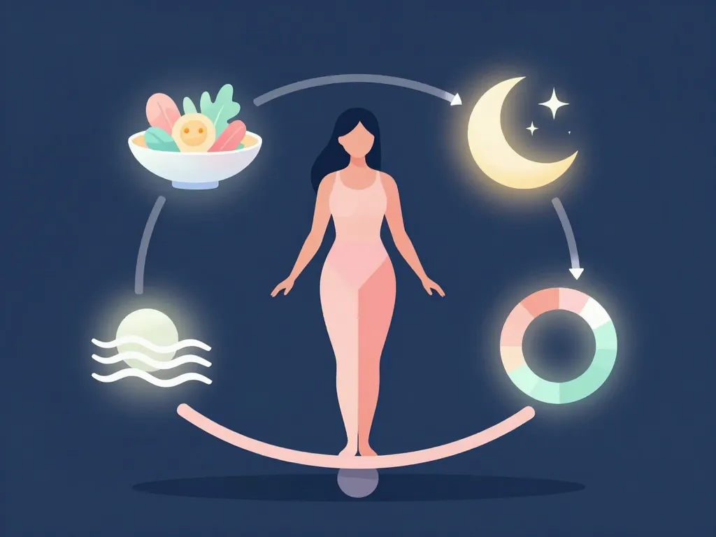 3 mois de sport avant/apres femme, nutrition sommeil stress cycle