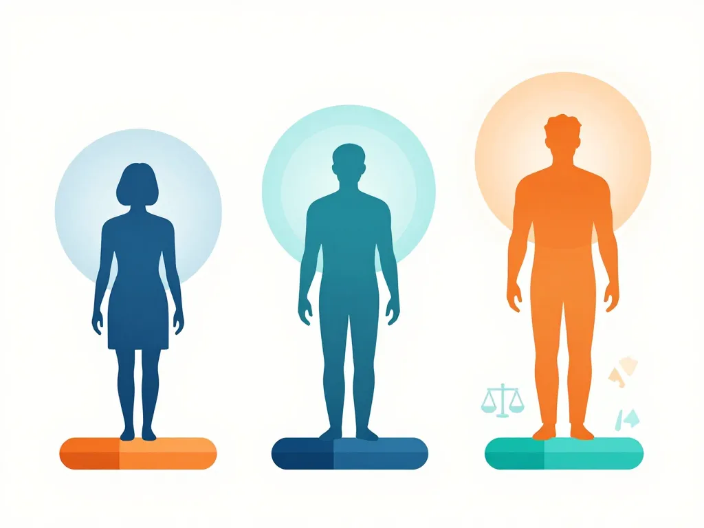 3000 calories par jour comparaison activité silhouettes
