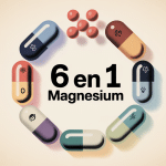 Illustration 6 en 1 magnesium concept capsules cofacteurs