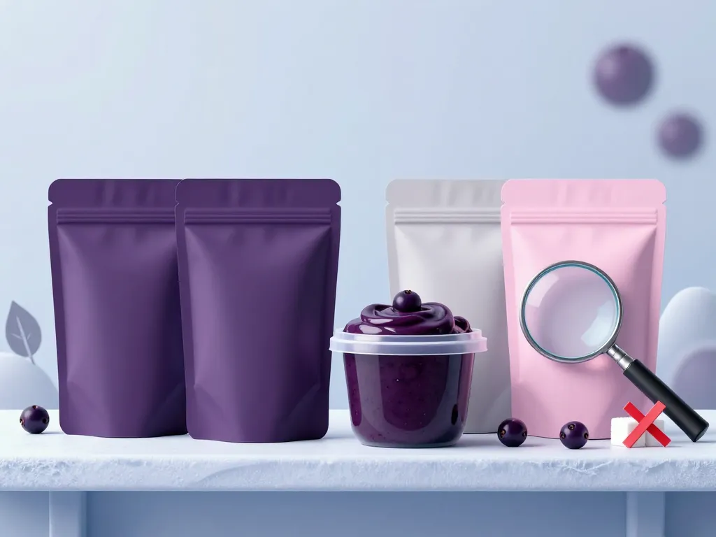 acai congelé sachets surgelés qualité