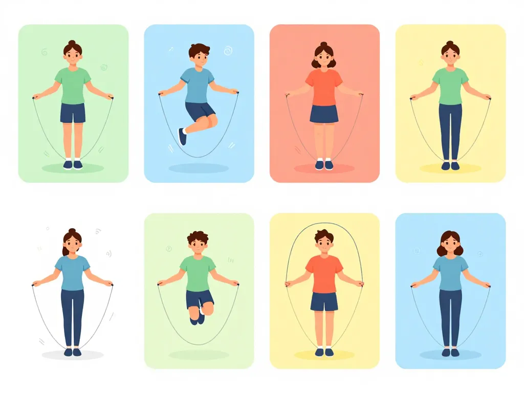 corde a sauter avant apres routine et etapes entrainement
