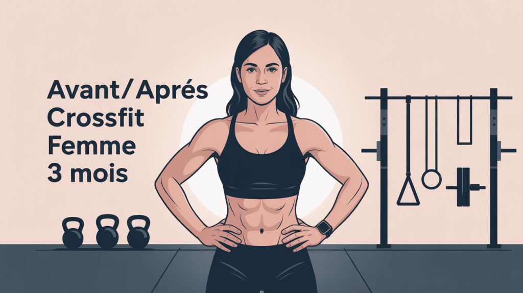 crossfit avant apres 3 mois femme transformation realiste