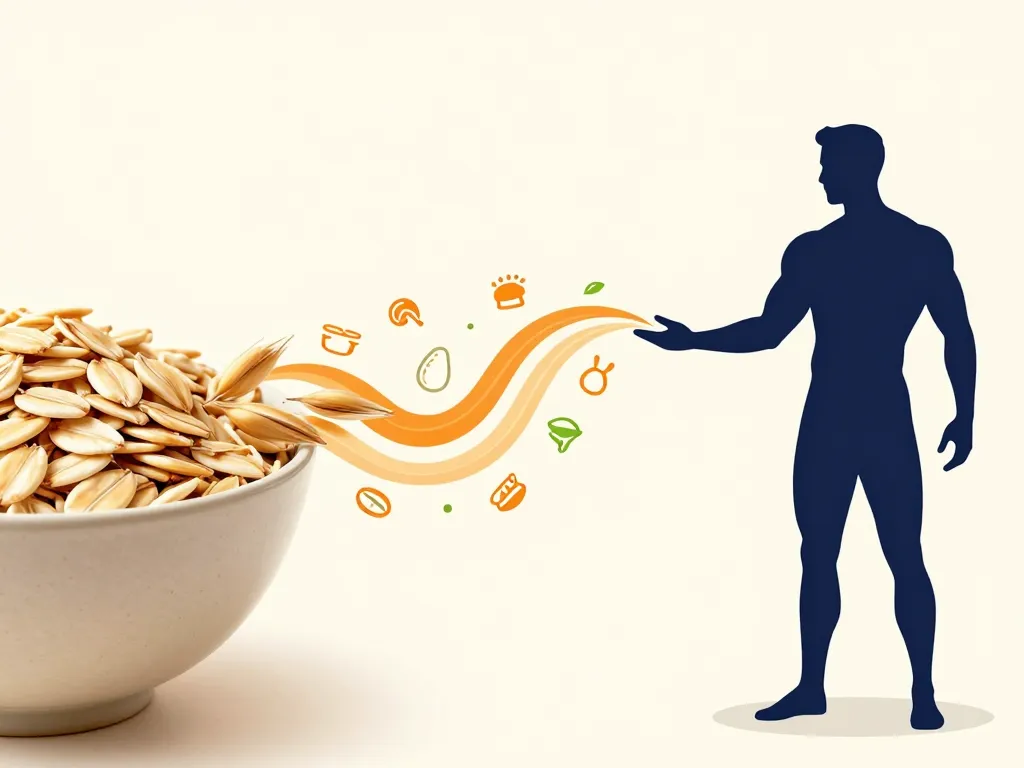 flocon d avoine prise de masse flux nutritifs vers silhouette