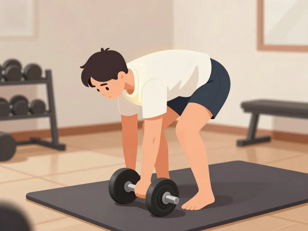 Manipulation sécurisée poids musculation 20 kg illustration