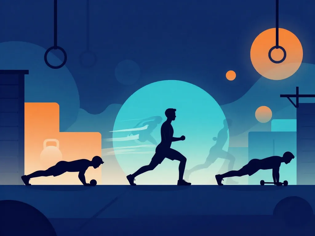 Scène d’exercices illustrant un wod haut du corps