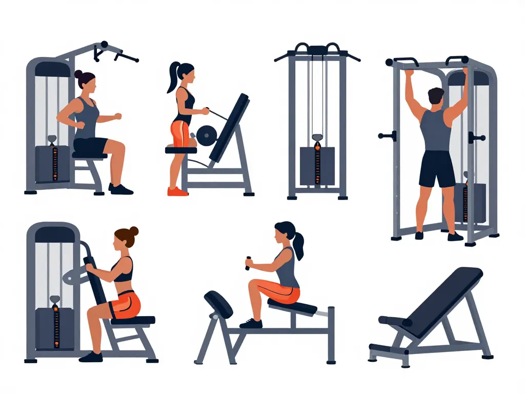 machine salle de sport fessier diversification des appareils en action