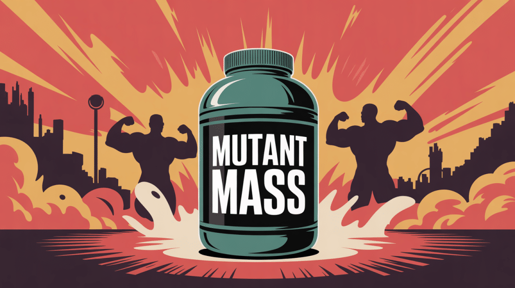 mutant mass mass gainer illustration prise de masse