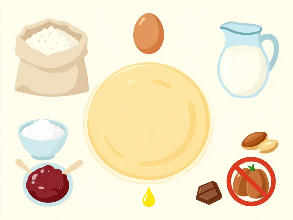 peut on manger des crêpes dans un regime sans residus ingrédients et garnitures autorisées