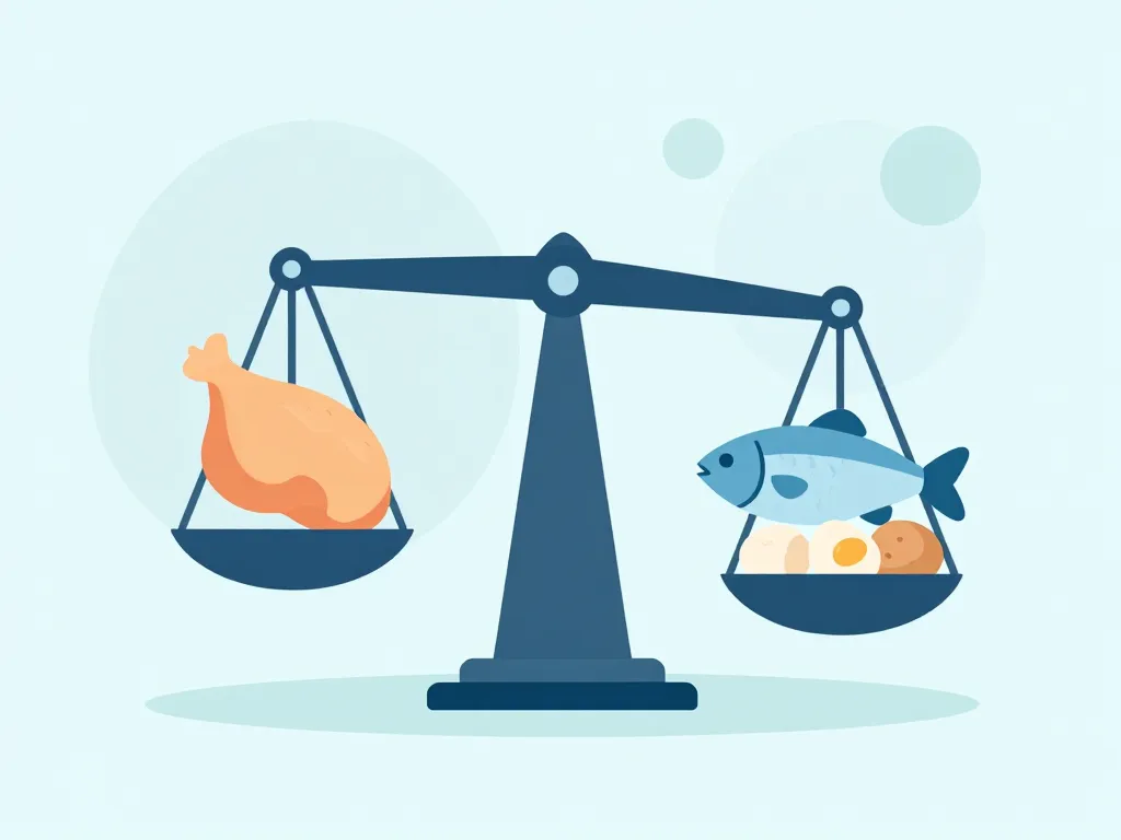 Balance aliments protéinés pour régime hyperprotéiné pour perdre 20 kilos