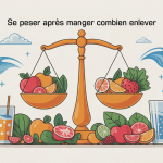 se peser apres manger combien enlever image variabilité sur balance