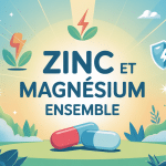 illustration zinc et magnesium ensemble bienfaits energie sommeil immunite