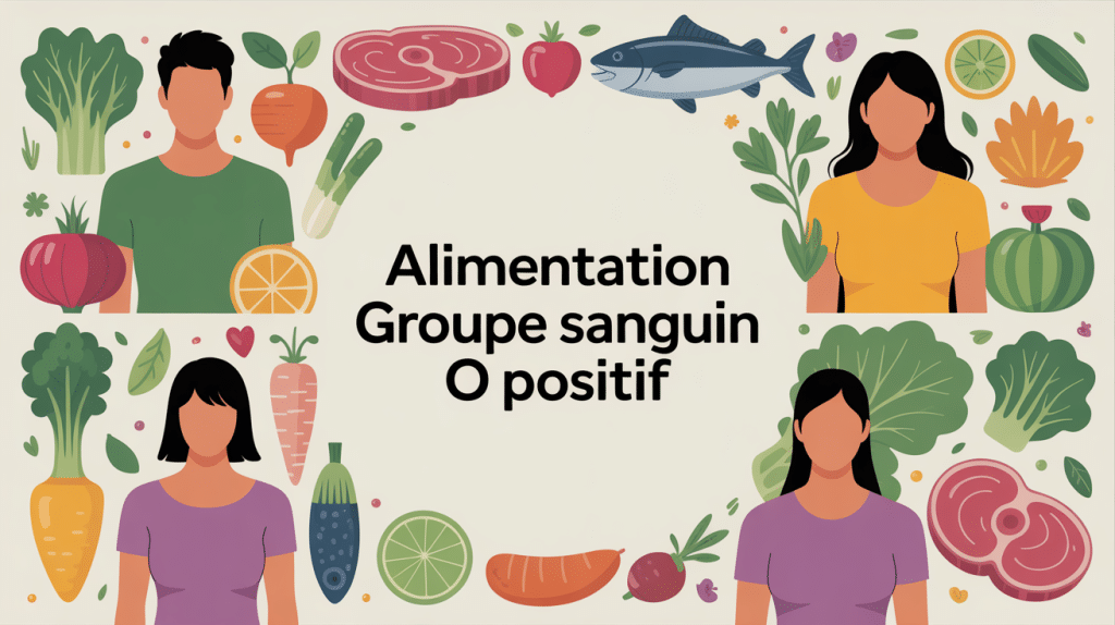 illustration alimentation groupe sanguin o positif pdf pédagogique
