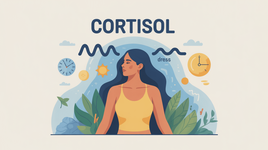 illustration équilibre hormonal pour baisser taux de cortisol