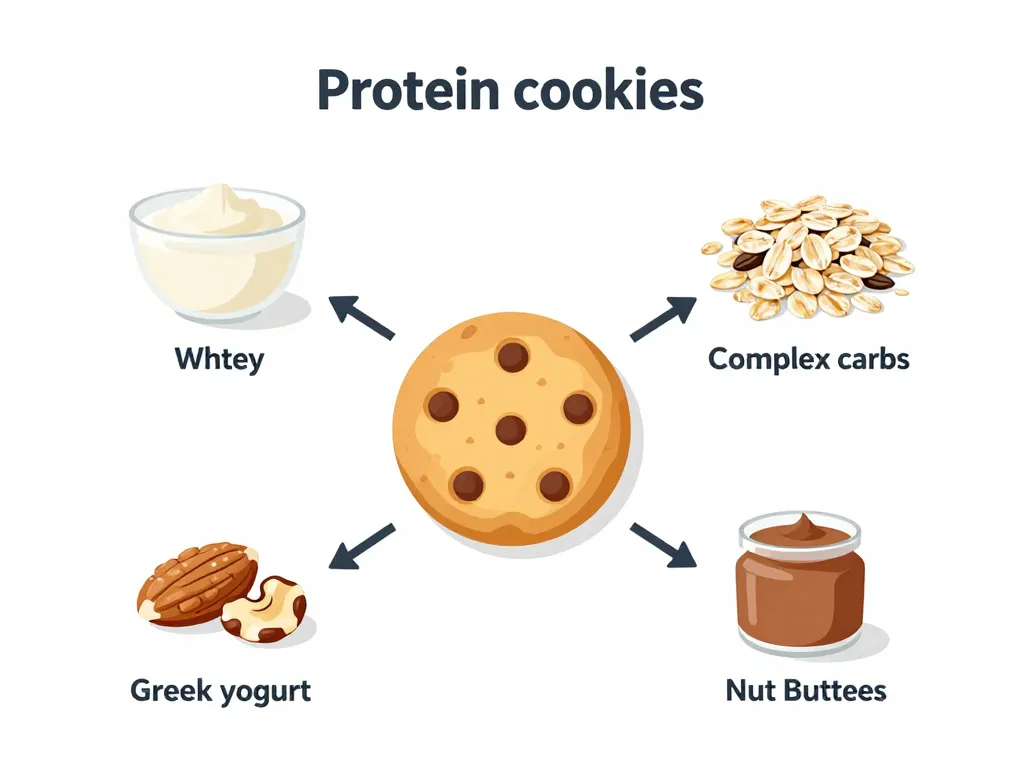 Diagramme conceptuel des bases recette cookie proteine