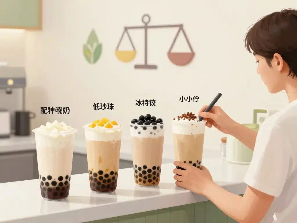 bubble tea nutritional information illustration conseils santé