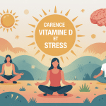 carence vitamine d et stress illustration équilibre mental